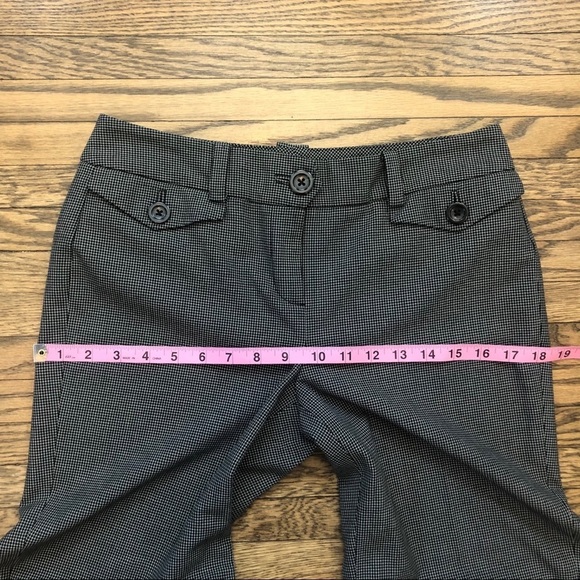 Ann Taylor Mini Houndstooth Lindsay Dress Pant | 2 Petite - Picture 4 of 8